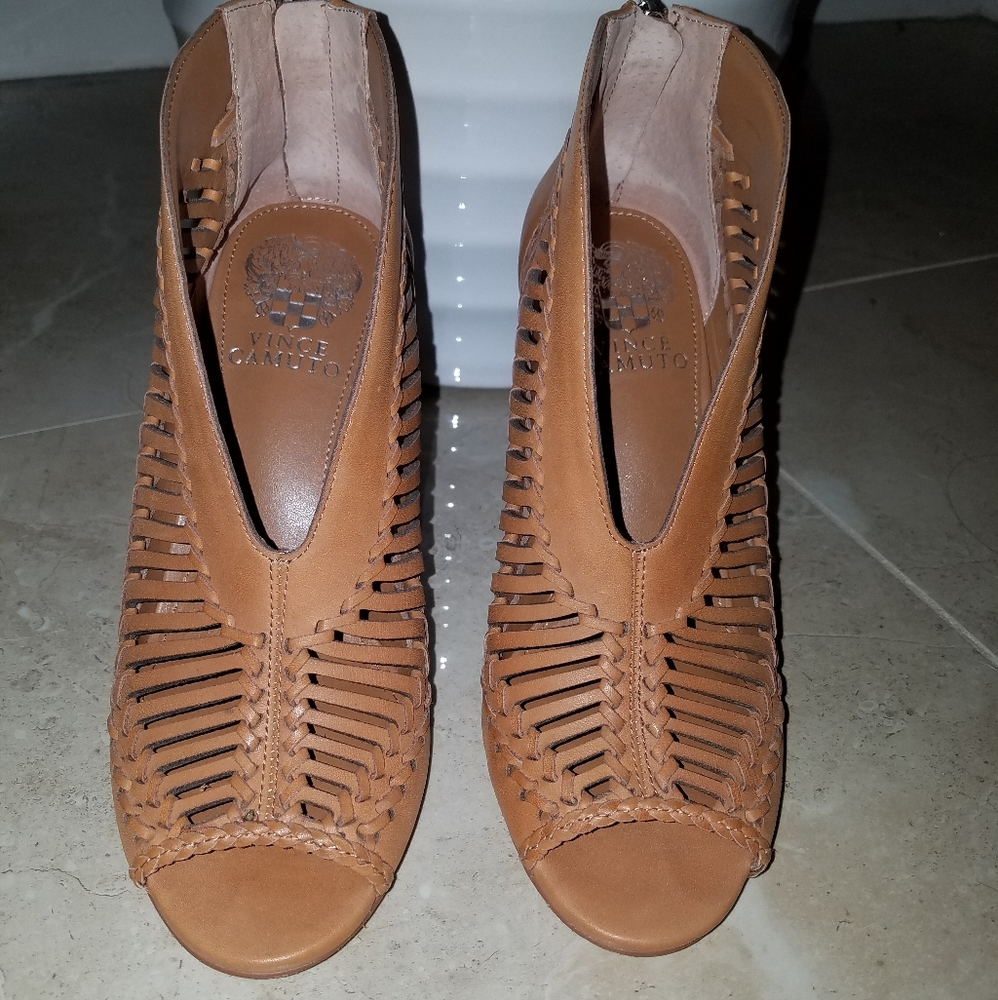 Vince Camuto Bootie Peeptoe Heels